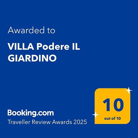 Villa Podere Il Giardino Castiglion Fiorentino Exteriér fotografie